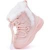 imageBMCiTYBM Baby Snow Boots Boys Girls Winter Infant Shoes AntiSlip 6 9 12 18 24 Months Faux Fur3pink