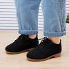 imageBMCiTYBM Toddler Girl Dressy Shoes Comfortable Knit Casual Oxford Shoes School Uniform Loafer FlatsAblack