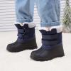 imageBMCiTYBM Toddler Snow Boots Boys Girls Waterproof Winter Boots High Top Outdoor Warm Shoes for Cold Weather ToddlerLittle KidBnavy