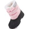 imageBMCiTYBM Toddler Snow Boots Boys Girls Waterproof Winter Boots High Top Outdoor Warm Shoes for Cold Weather ToddlerLittle KidBpink