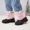 imageBMCiTYBM Toddler Snow Boots Boys Girls Waterproof Winter Boots High Top Outdoor Warm Shoes for Cold Weather ToddlerLittle KidBpink