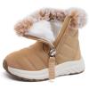 imageBMCiTYBM Toddler Boy Girl Snow Boots Waterproof Winter Warm Boots Nonslip Lightweight Outdoor Walking Shoes for Cold WeatehrBcamel
