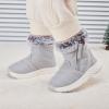 imageBMCiTYBM Toddler Boy Girl Snow Boots Waterproof Winter Warm Boots Nonslip Lightweight Outdoor Walking Shoes for Cold WeatehrBgrey