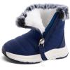 imageBMCiTYBM Toddler Boy Girl Snow Boots Waterproof Winter Warm Boots Nonslip Lightweight Outdoor Walking Shoes for Cold WeatehrBnavy