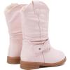 imageBMCiTYBM Toddler Boots Girls Fashion Ridding Booties Mid Calf Side Zipper Shoes for All SeasonsToddlerLittle KidBpink