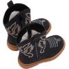 imageBMCiTYBM Toddler Cowboy Cowgirl Boots Boys Girls Western Round Toe Riding Mid Calf Booties for All SeasonsToddlerLittle KidAblack