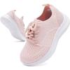 imageBMCiTYBM Toddler Boys Girls Slip On Shoes Comfortable Walking Sneakers Mesh Oxford Casual Dress Shoes School Uniform LoafersApink