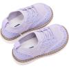 imageBMCiTYBM Toddler Boys Girls Slip On Shoes Comfortable Walking Sneakers Mesh Oxford Casual Dress Shoes School Uniform LoafersBpurple