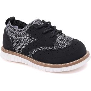 imageBMCiTYBM Toddler Boys Girls Slip On Shoes Comfortable Walking Sneakers Mesh Oxford Casual Dress Shoes School Uniform LoafersBblack