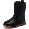 image:imageBMCiTYBM Toddler Cowboy Boots Western Cowgirl Boots Boys Girls Mid Calf Square Toe Riding Walking ShoesAblack