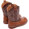 image:imageBMCiTYBM Toddler Cowboy Boots Western Cowgirl Boots Boys Girls Mid Calf Square Toe Riding Walking ShoesAbrown