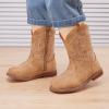 image:imageBMCiTYBM Toddler Cowboy Boots Western Cowgirl Boots Boys Girls Mid Calf Square Toe Riding Walking ShoesAcamel