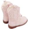 image:imageBMCiTYBM Toddler Cowboy Boots Western Cowgirl Boots Boys Girls Mid Calf Square Toe Riding Walking ShoesApink