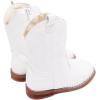 image:imageBMCiTYBM Toddler Cowboy Boots Western Cowgirl Boots Boys Girls Mid Calf Square Toe Riding Walking ShoesAwhite