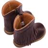 image:imageBMCiTYBM Baby Cowboy Cowgirl Boots Infant Western Shoes Boys Girls Round Toe Boots All Seasons 624 MonthsTasselsred