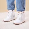 image:imageBMCiTYBM Baby Cowboy Cowgirl Boots Infant Western Shoes Boys Girls Round Toe Boots All Seasons 624 MonthsTasselswhite