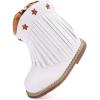 image:imageBMCiTYBM Baby Cowboy Cowgirl Boots Infant Western Shoes Boys Girls Round Toe Boots All Seasons 624 MonthsTasselswhite