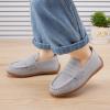 image:imageBMCiTYBM Toddler Boys Girls Loafers Comfortable Dressy Casual Knit Flats Lightweight Breathable Slip On Walking ShoesGrey