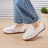 image:imageBMCiTYBM Toddler Boys Girls Loafers Comfortable Dressy Casual Knit Flats Lightweight Breathable Slip On Walking ShoesWhite