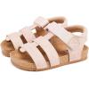image:imageBMCiTYBM Toddler Boys Girls Sandals Open Toe Arch Support Slides Adjustable Straps Cork Footbed Slippers for Indoor Outdoor1pink