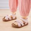 image:imageBMCiTYBM Toddler Boys Girls Sandals Open Toe Arch Support Slides Adjustable Straps Cork Footbed Slippers for Indoor Outdoor31pink