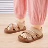 image:imageBMCiTYBM Toddler Boys Girls Sandals Open Toe Arch Support Slides Adjustable Straps Cork Footbed Slippers for Indoor Outdoor3glod