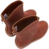 image:imageBMCiTYBM Toddler Cowboy Boots Western Cowgirl Boots Boys Girls Mid Calf Square Toe Riding Walking Shoes12brown