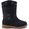 image:imageBMCiTYBM Toddler Cowboy Boots Western Cowgirl Boots Boys Girls Mid Calf Square Toe Riding Walking ShoesCblack