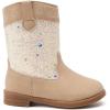 image:imageBMCiTYBM Toddler Cowboy Boots Western Cowgirl Boots Boys Girls Mid Calf Square Toe Riding Walking ShoesCcamel