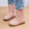 image:imageBMCiTYBM Toddler Girls Cowgirl Boots Little Kids Mid Calf Western Cowboy Pointed Toe Riding Shoes Tassels Glitter5pink