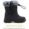 image:imageBMCiTYBM Toddler Snow Boots Boys Girls Little Kids Winter Shoes Cold Weather Outdoor Lightweight ToddlerLittle Kids61black