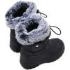 image:imageBMCiTYBM Toddler Snow Boots Boys Girls Little Kids Winter Shoes Cold Weather Outdoor Lightweight ToddlerLittle Kids61black