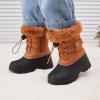 image:imageBMCiTYBM Toddler Snow Boots Boys Girls Little Kids Winter Shoes Cold Weather Outdoor Lightweight ToddlerLittle Kids61camel