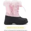 image:imageBMCiTYBM Toddler Snow Boots Boys Girls Little Kids Winter Shoes Cold Weather Outdoor Lightweight ToddlerLittle Kids61pink