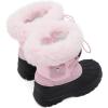 image:imageBMCiTYBM Toddler Snow Boots Boys Girls Little Kids Winter Shoes Cold Weather Outdoor Lightweight ToddlerLittle Kids61pink