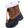 image:imageBMCiTYBM Toddler Snow Boots Boys Girls Little Kids Winter Shoes Cold Weather Outdoor Lightweight ToddlerLittle KidsDark Brown