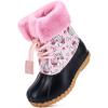 image:imageBMCiTYBM Toddler Snow Boots Boys Girls Little Kids Winter Shoes Cold Weather Outdoor Lightweight ToddlerLittle KidsMulti Light Pink