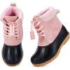 image:imageBMCiTYBM Toddler Snow Boots Boys Girls Little Kids Winter Shoes Cold Weather Outdoor Lightweight ToddlerLittle KidsMulti Pink