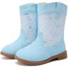 image:imageBMCiTYBM Toddler Cowboy Boots Western Cowgirl Boots Boys Girls Mid Calf Square Toe Riding Walking ShoesCblue