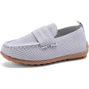 image:imageBMCiTYBM Toddler Boys Girls Loafers Comfortable Dressy Casual Knit Flats Lightweight Breathable Slip On Walking ShoesGrey