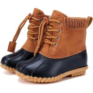 image:imageBMCiTYBM Toddler Snow Boots Boys Girls Little Kids Winter Shoes Cold Weather Outdoor Lightweight ToddlerLittle KidsMulti Camel