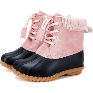 image:imageBMCiTYBM Toddler Snow Boots Boys Girls Little Kids Winter Shoes Cold Weather Outdoor Lightweight ToddlerLittle KidsMulti Pink
