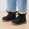 image:imageBMCiTYBM Baby Boys Girls Boots Infant Shoes First Walking Booties for All Seasons for 6 9 12 15 18 24 Months7black