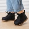 image:imageBMCiTYBM Baby Boys Girls Boots Infant Shoes First Walking Booties for All Seasons for 6 9 12 15 18 24 Months7black
