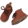 image:imageBMCiTYBM Baby Boys Girls Boots Infant Shoes First Walking Booties for All Seasons for 6 9 12 15 18 24 Months7brown