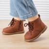 image:imageBMCiTYBM Baby Boys Girls Boots Infant Shoes First Walking Booties for All Seasons for 6 9 12 15 18 24 Months7brown