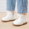 image:imageBMCiTYBM Baby Boys Girls Boots Infant Shoes First Walking Booties for All Seasons for 6 9 12 15 18 24 Months7white