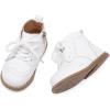 image:imageBMCiTYBM Baby Boys Girls Boots Infant Shoes First Walking Booties for All Seasons for 6 9 12 15 18 24 Months7white
