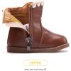 image:imageBMCiTYBM Baby Boys Girls Boots Infant Shoes First Walking Booties for All Seasons for 6 9 12 15 18 24 Months8brown