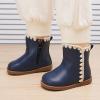 image:imageBMCiTYBM Baby Boys Girls Boots Infant Shoes First Walking Booties for All Seasons for 6 9 12 15 18 24 Months8navy